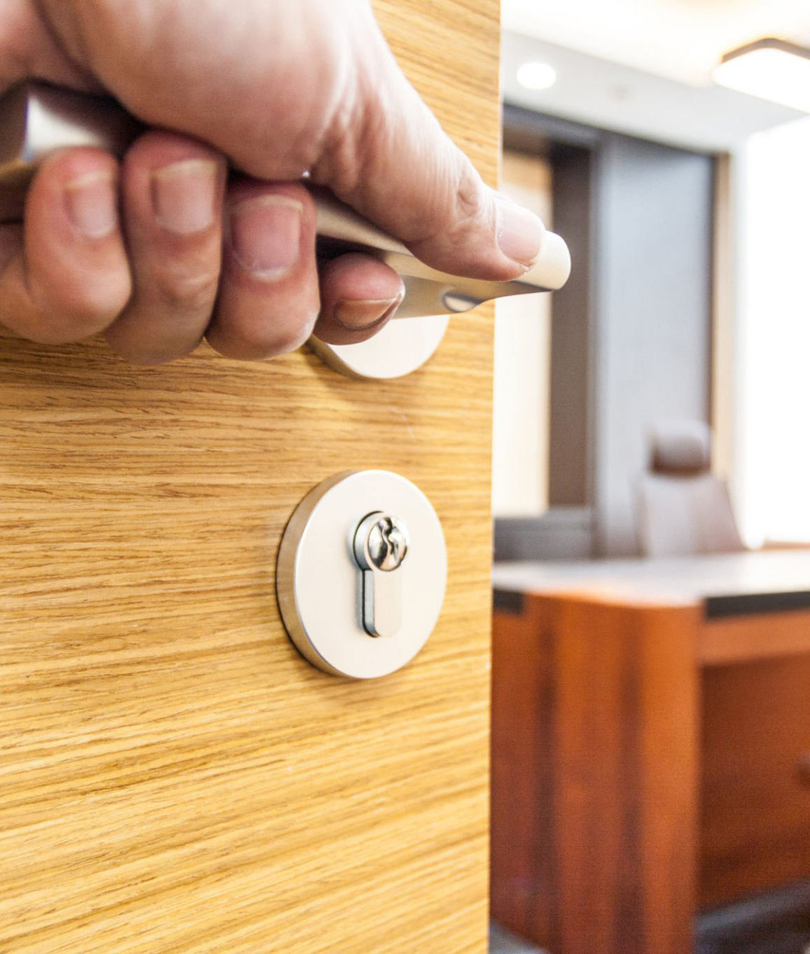 Afbeelding van QR code op deur